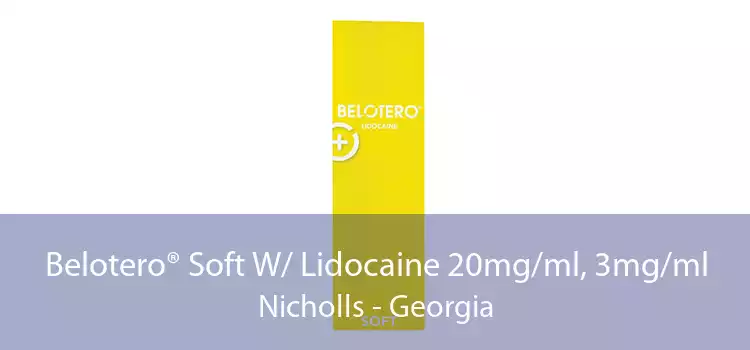 Belotero® Soft W/ Lidocaine 20mg/ml, 3mg/ml Nicholls - Georgia