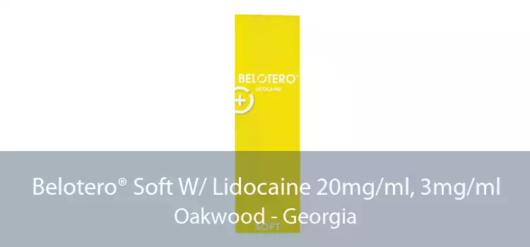 Belotero® Soft W/ Lidocaine 20mg/ml, 3mg/ml Oakwood - Georgia