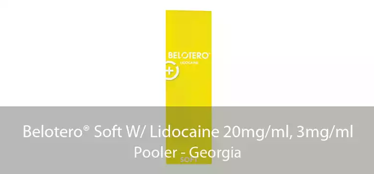 Belotero® Soft W/ Lidocaine 20mg/ml, 3mg/ml Pooler - Georgia