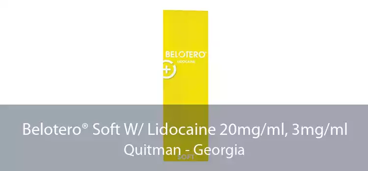 Belotero® Soft W/ Lidocaine 20mg/ml, 3mg/ml Quitman - Georgia
