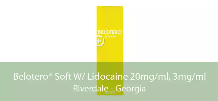 Belotero® Soft W/ Lidocaine 20mg/ml, 3mg/ml Riverdale - Georgia