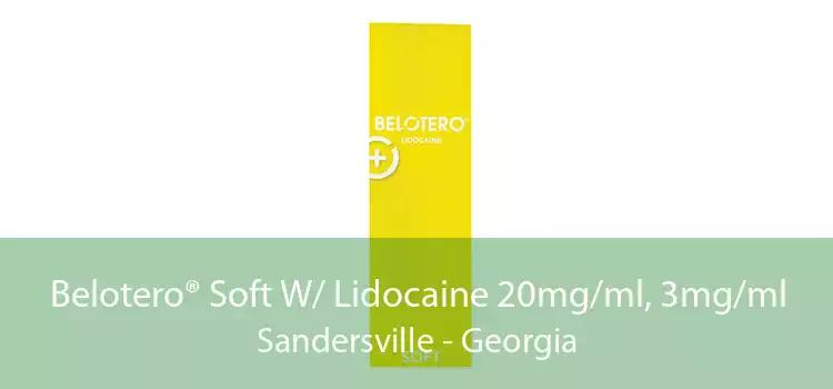 Belotero® Soft W/ Lidocaine 20mg/ml, 3mg/ml Sandersville - Georgia