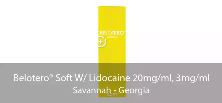 Belotero® Soft W/ Lidocaine 20mg/ml, 3mg/ml Savannah - Georgia
