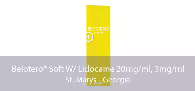 Belotero® Soft W/ Lidocaine 20mg/ml, 3mg/ml St. Marys - Georgia