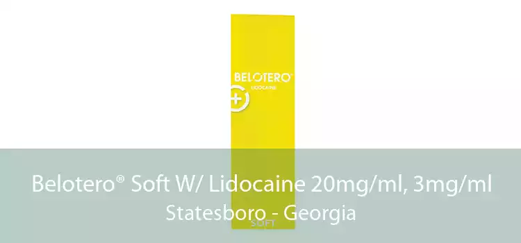Belotero® Soft W/ Lidocaine 20mg/ml, 3mg/ml Statesboro - Georgia