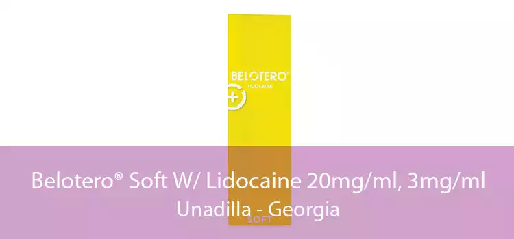 Belotero® Soft W/ Lidocaine 20mg/ml, 3mg/ml Unadilla - Georgia