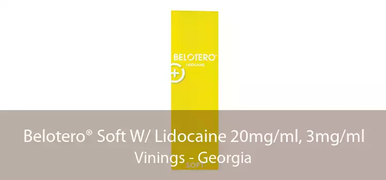 Belotero® Soft W/ Lidocaine 20mg/ml, 3mg/ml Vinings - Georgia