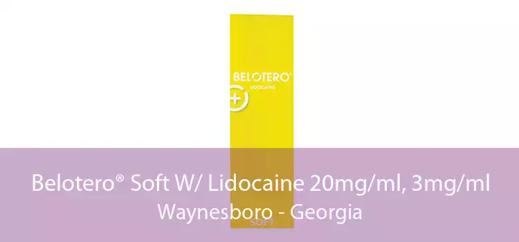 Belotero® Soft W/ Lidocaine 20mg/ml, 3mg/ml Waynesboro - Georgia