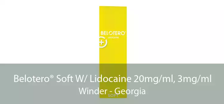 Belotero® Soft W/ Lidocaine 20mg/ml, 3mg/ml Winder - Georgia