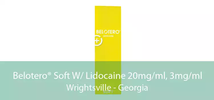 Belotero® Soft W/ Lidocaine 20mg/ml, 3mg/ml Wrightsville - Georgia