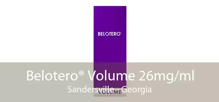 Belotero® Volume 26mg/ml Sandersville - Georgia