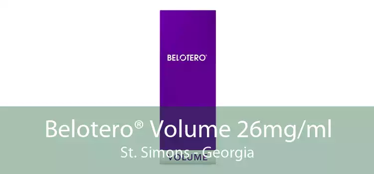Belotero® Volume 26mg/ml St. Simons - Georgia