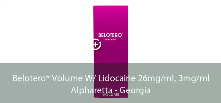 Belotero® Volume W/ Lidocaine 26mg/ml, 3mg/ml Alpharetta - Georgia