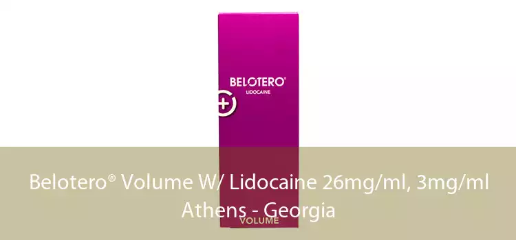 Belotero® Volume W/ Lidocaine 26mg/ml, 3mg/ml Athens - Georgia
