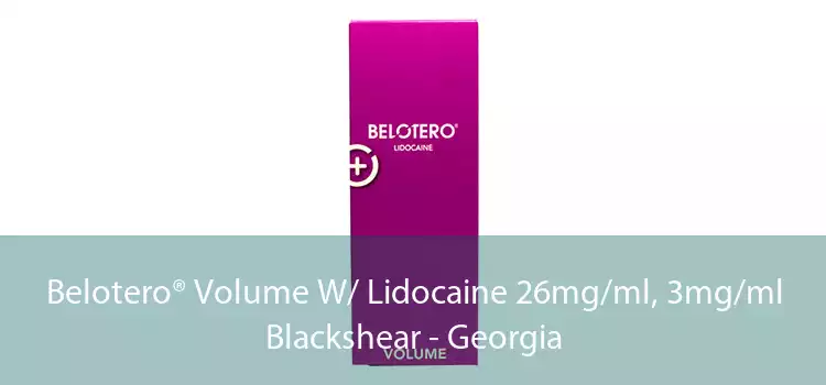 Belotero® Volume W/ Lidocaine 26mg/ml, 3mg/ml Blackshear - Georgia