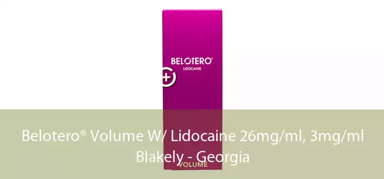 Belotero® Volume W/ Lidocaine 26mg/ml, 3mg/ml Blakely - Georgia