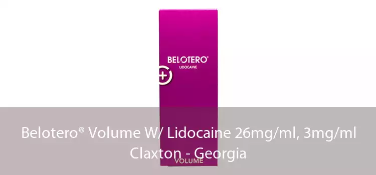 Belotero® Volume W/ Lidocaine 26mg/ml, 3mg/ml Claxton - Georgia