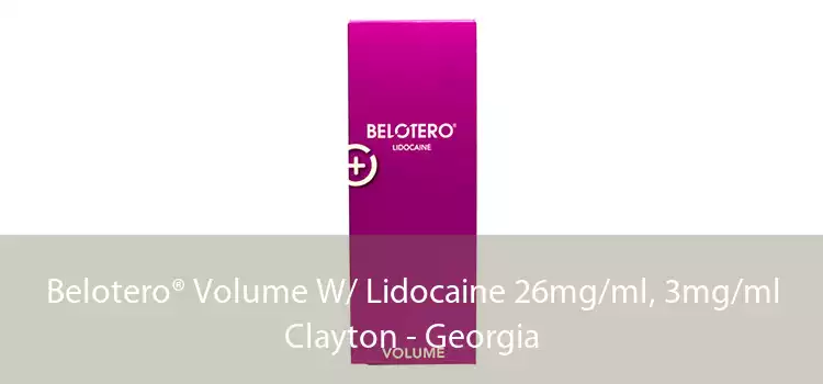 Belotero® Volume W/ Lidocaine 26mg/ml, 3mg/ml Clayton - Georgia