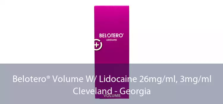 Belotero® Volume W/ Lidocaine 26mg/ml, 3mg/ml Cleveland - Georgia