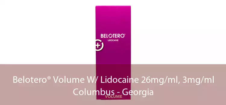 Belotero® Volume W/ Lidocaine 26mg/ml, 3mg/ml Columbus - Georgia