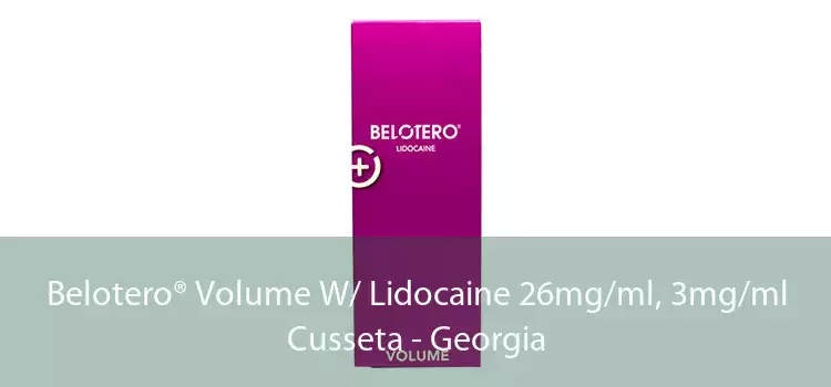 Belotero® Volume W/ Lidocaine 26mg/ml, 3mg/ml Cusseta - Georgia