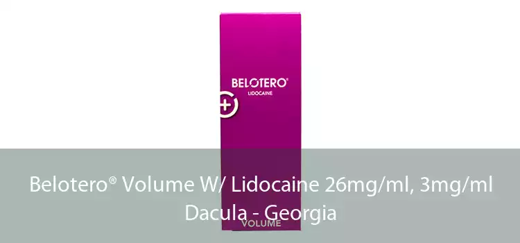 Belotero® Volume W/ Lidocaine 26mg/ml, 3mg/ml Dacula - Georgia