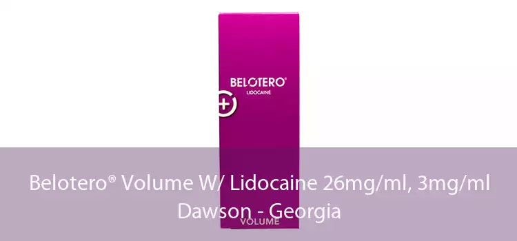 Belotero® Volume W/ Lidocaine 26mg/ml, 3mg/ml Dawson - Georgia