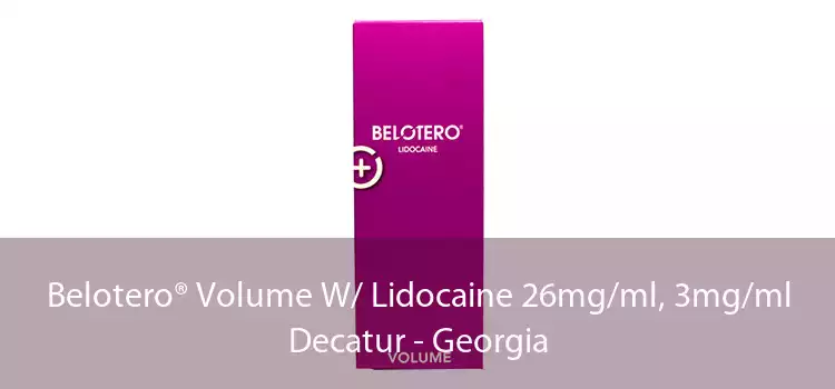 Belotero® Volume W/ Lidocaine 26mg/ml, 3mg/ml Decatur - Georgia