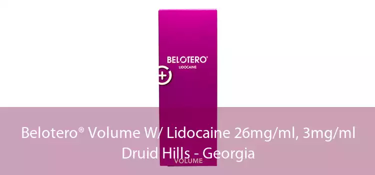Belotero® Volume W/ Lidocaine 26mg/ml, 3mg/ml Druid Hills - Georgia