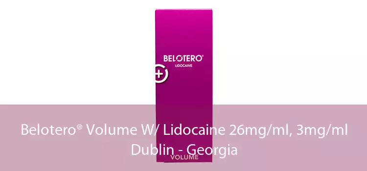 Belotero® Volume W/ Lidocaine 26mg/ml, 3mg/ml Dublin - Georgia