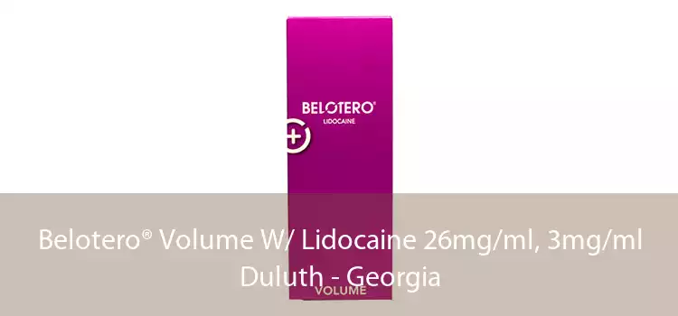 Belotero® Volume W/ Lidocaine 26mg/ml, 3mg/ml Duluth - Georgia