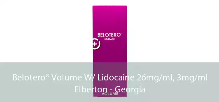 Belotero® Volume W/ Lidocaine 26mg/ml, 3mg/ml Elberton - Georgia