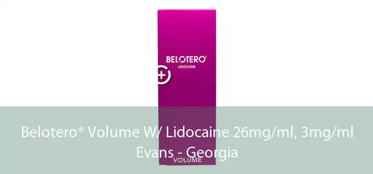 Belotero® Volume W/ Lidocaine 26mg/ml, 3mg/ml Evans - Georgia