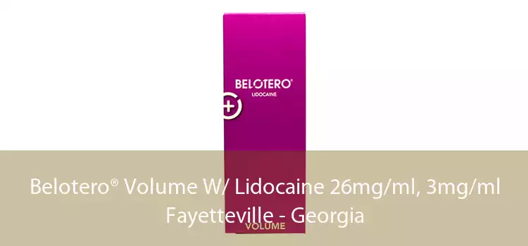 Belotero® Volume W/ Lidocaine 26mg/ml, 3mg/ml Fayetteville - Georgia