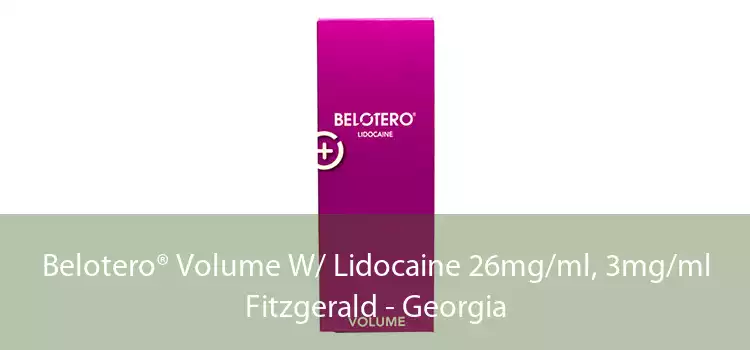 Belotero® Volume W/ Lidocaine 26mg/ml, 3mg/ml Fitzgerald - Georgia