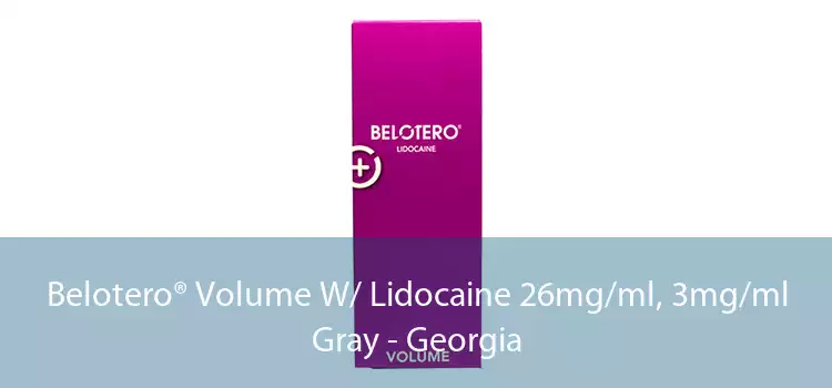 Belotero® Volume W/ Lidocaine 26mg/ml, 3mg/ml Gray - Georgia