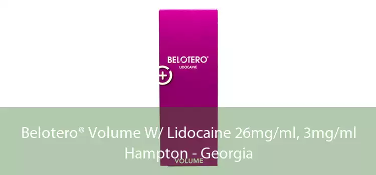 Belotero® Volume W/ Lidocaine 26mg/ml, 3mg/ml Hampton - Georgia