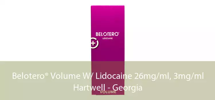 Belotero® Volume W/ Lidocaine 26mg/ml, 3mg/ml Hartwell - Georgia