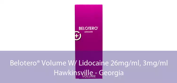 Belotero® Volume W/ Lidocaine 26mg/ml, 3mg/ml Hawkinsville - Georgia
