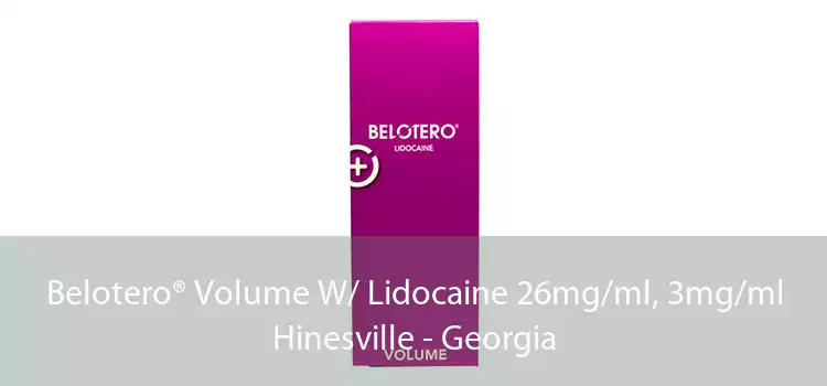 Belotero® Volume W/ Lidocaine 26mg/ml, 3mg/ml Hinesville - Georgia