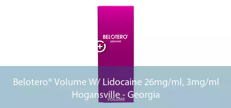 Belotero® Volume W/ Lidocaine 26mg/ml, 3mg/ml Hogansville - Georgia