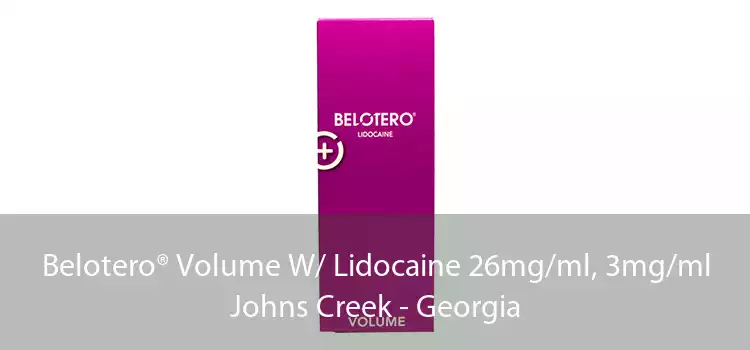 Belotero® Volume W/ Lidocaine 26mg/ml, 3mg/ml Johns Creek - Georgia