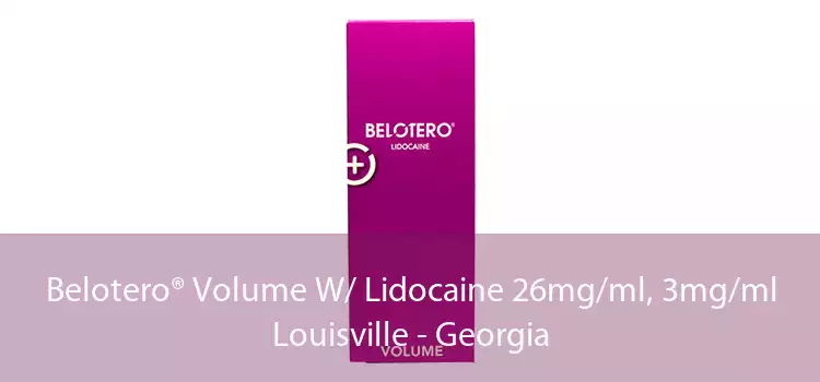 Belotero® Volume W/ Lidocaine 26mg/ml, 3mg/ml Louisville - Georgia