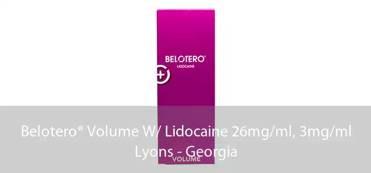 Belotero® Volume W/ Lidocaine 26mg/ml, 3mg/ml Lyons - Georgia