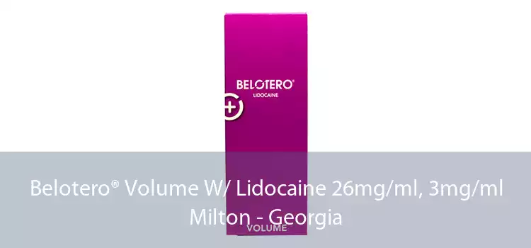 Belotero® Volume W/ Lidocaine 26mg/ml, 3mg/ml Milton - Georgia