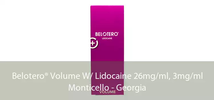 Belotero® Volume W/ Lidocaine 26mg/ml, 3mg/ml Monticello - Georgia