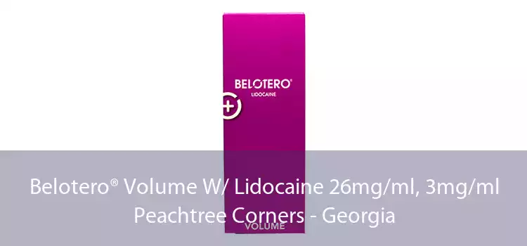Belotero® Volume W/ Lidocaine 26mg/ml, 3mg/ml Peachtree Corners - Georgia