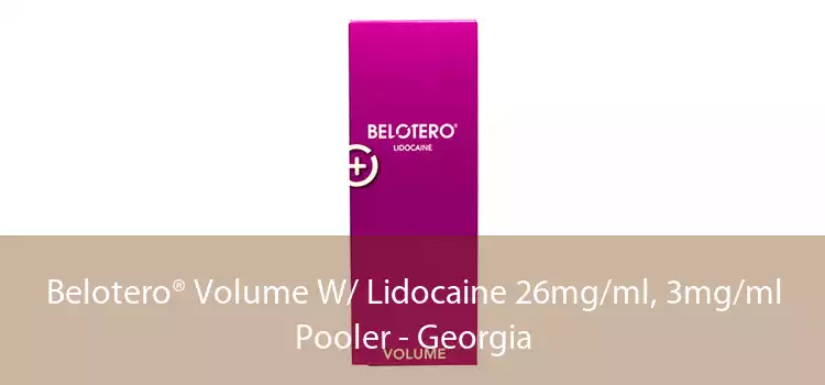 Belotero® Volume W/ Lidocaine 26mg/ml, 3mg/ml Pooler - Georgia
