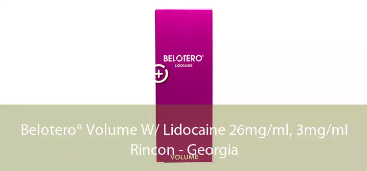 Belotero® Volume W/ Lidocaine 26mg/ml, 3mg/ml Rincon - Georgia
