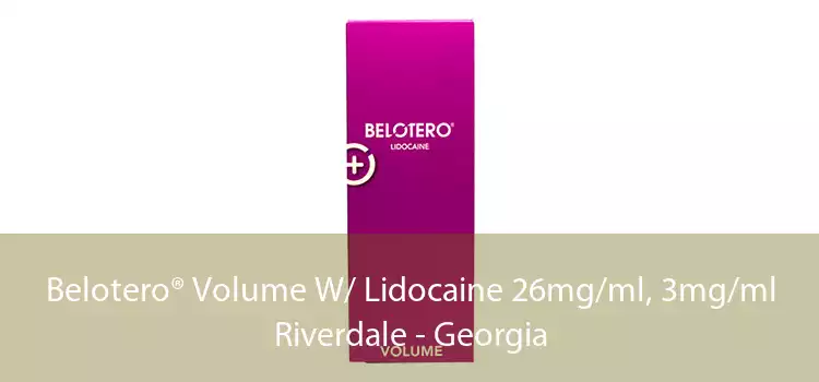 Belotero® Volume W/ Lidocaine 26mg/ml, 3mg/ml Riverdale - Georgia